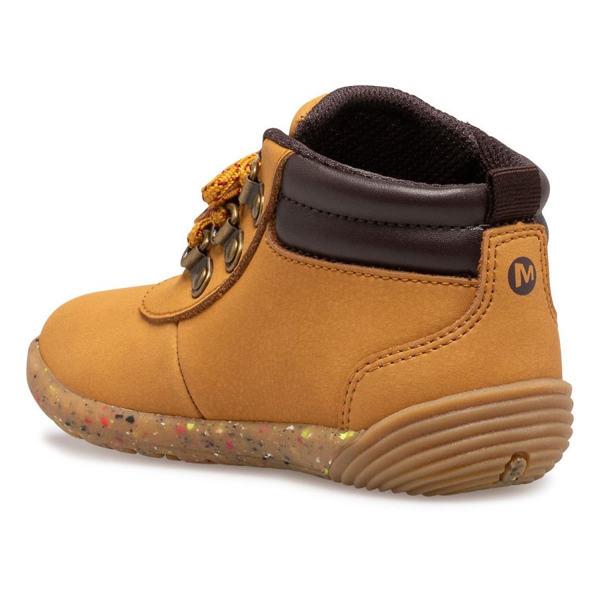 Bottes Merrell Bare Steps 2.0 Marron Clair Enfant | G.Y.JXDX